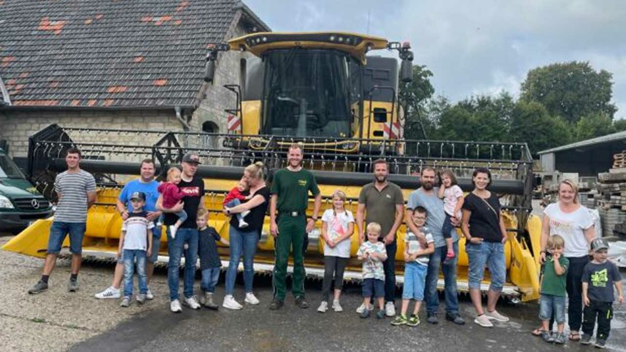 Erlebnis-Angebot „Einen echten Mähdrescher besteigen“