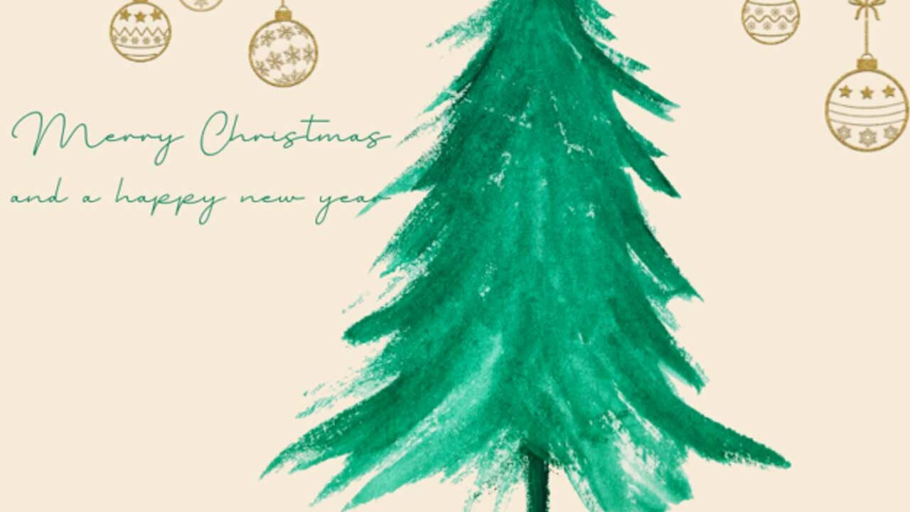 Fröhliche Weihnachten und alles Gute