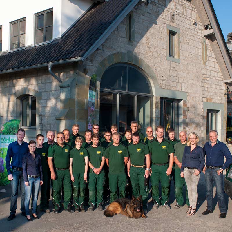 Pöhler Gartenbau Team Foto