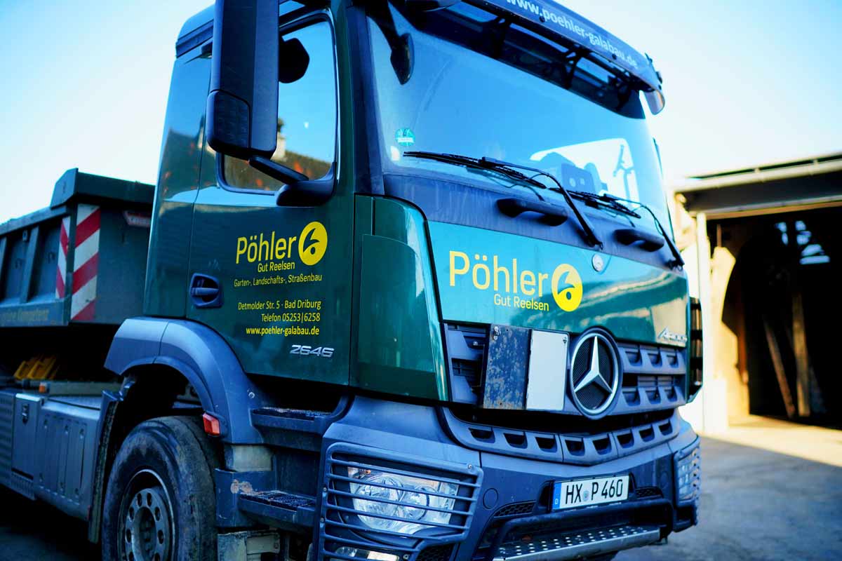 LKW Fuhrpark der Firma Pöhler