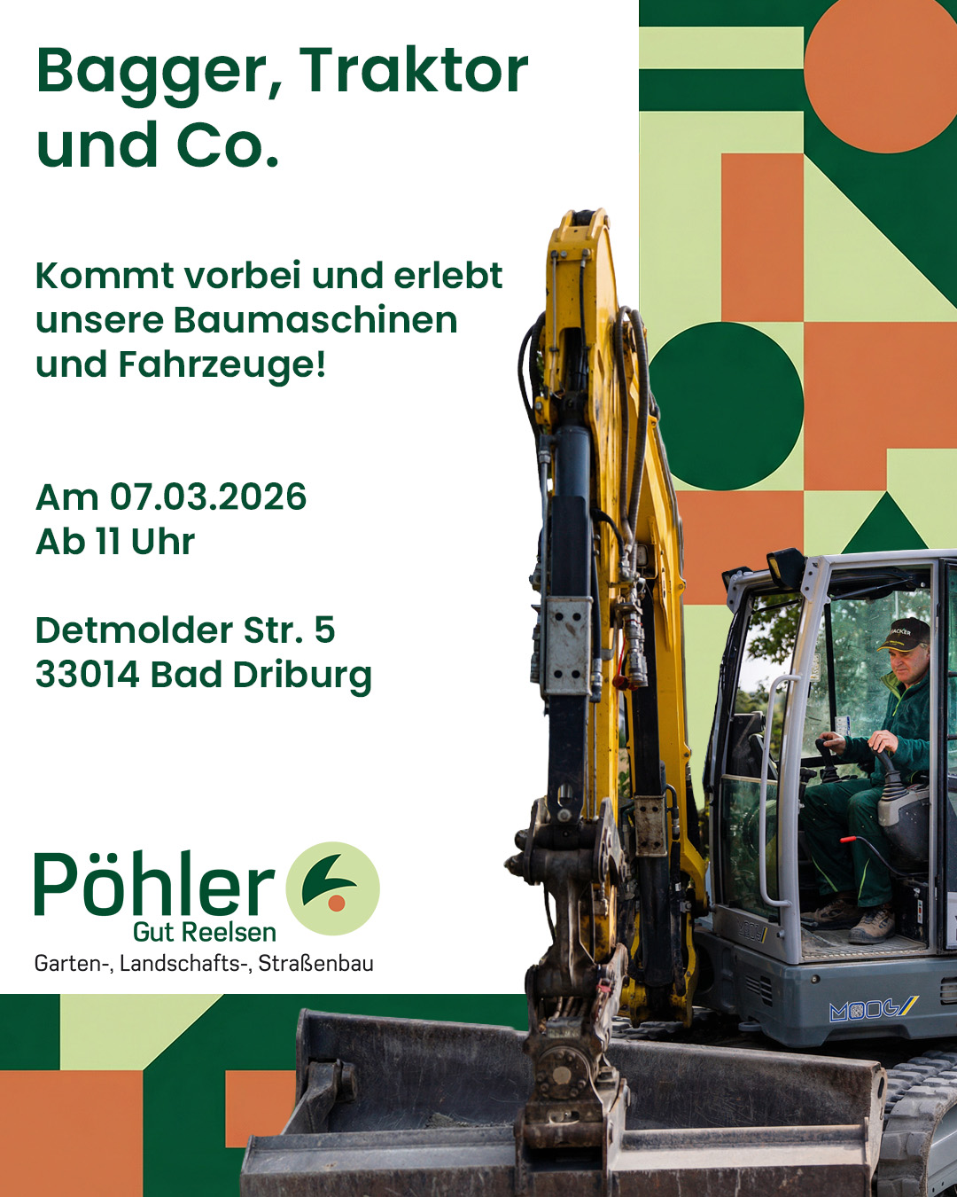 Bagger Aktion Grafik Bagger Aktion Grafik